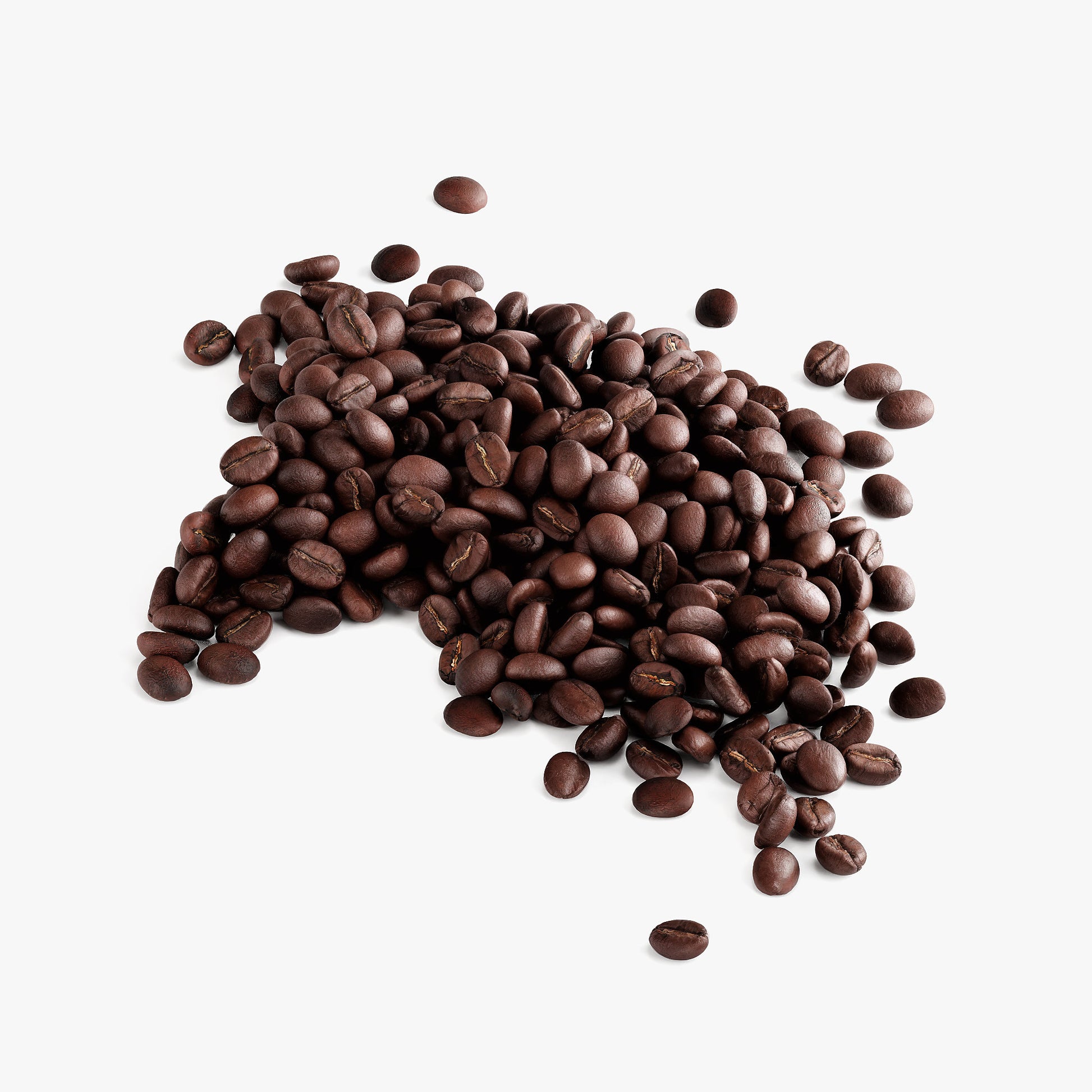 SACRAHAUS golden nut toffee coffee beans piled on a light backdrop for brewing rich coffee